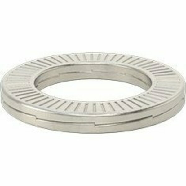Bsc Preferred 316 Stainless Steel Wedge Lock Washer for 3/8 Screw Size 0.41 ID 0.65 OD, 5PK 91812A231